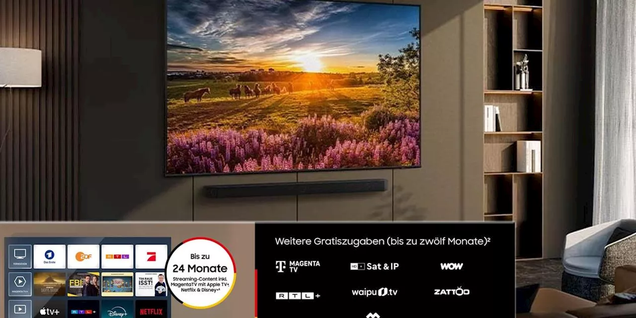 Schnäppchenzeit für 2024er Fernseher: Samsung QLED Q64D und Crystal UHD DU7179 zum Aktions-Preis