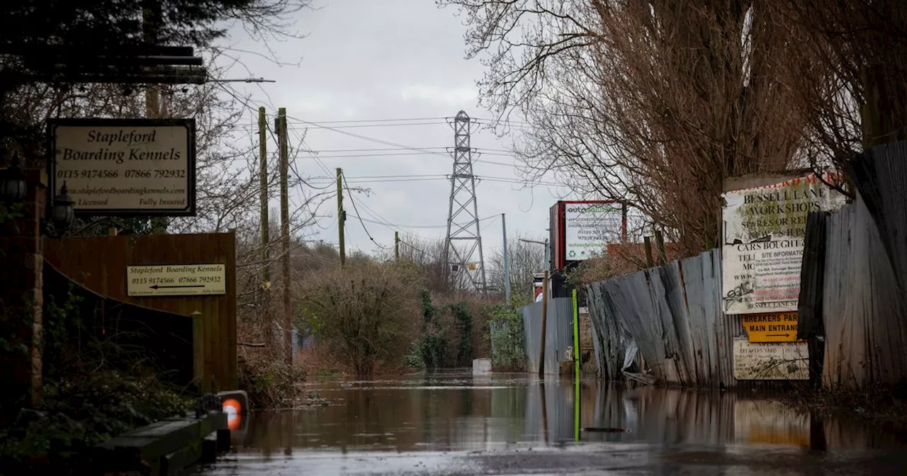 Flood alerts in place and people told to 'be prepared' as Storm Herminia hits