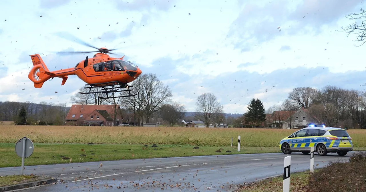 Schwerer Unfall auf der L770 in Stemwede: Autofahrer lebensgefährlich verletzt