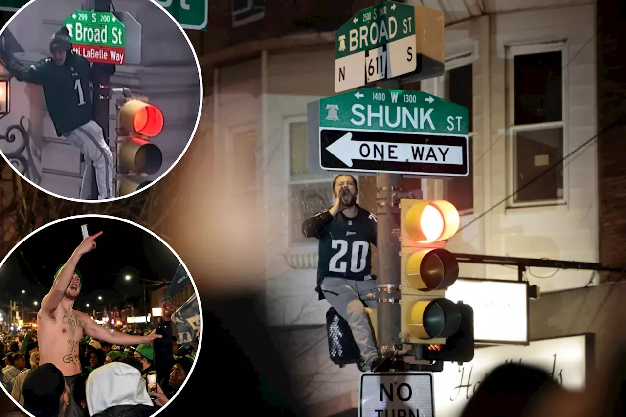 Eagles Fans Take to Philadelphia Streets in Super Bowl Celebration