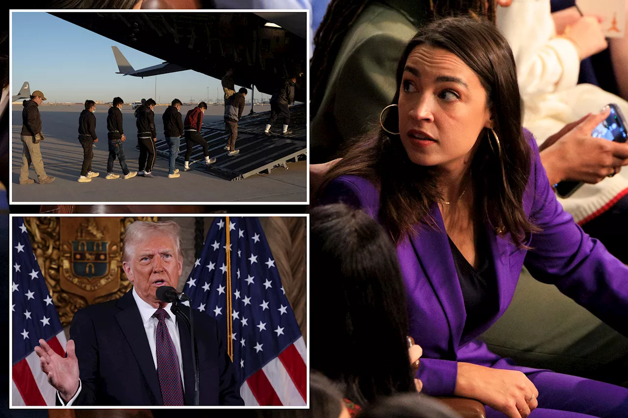 Trump Ramps Up Pressure on Colombia, Threatens Tariffs Over Deportation Flights; Ocasio-Cortez Criticizes Impact on American Consumers