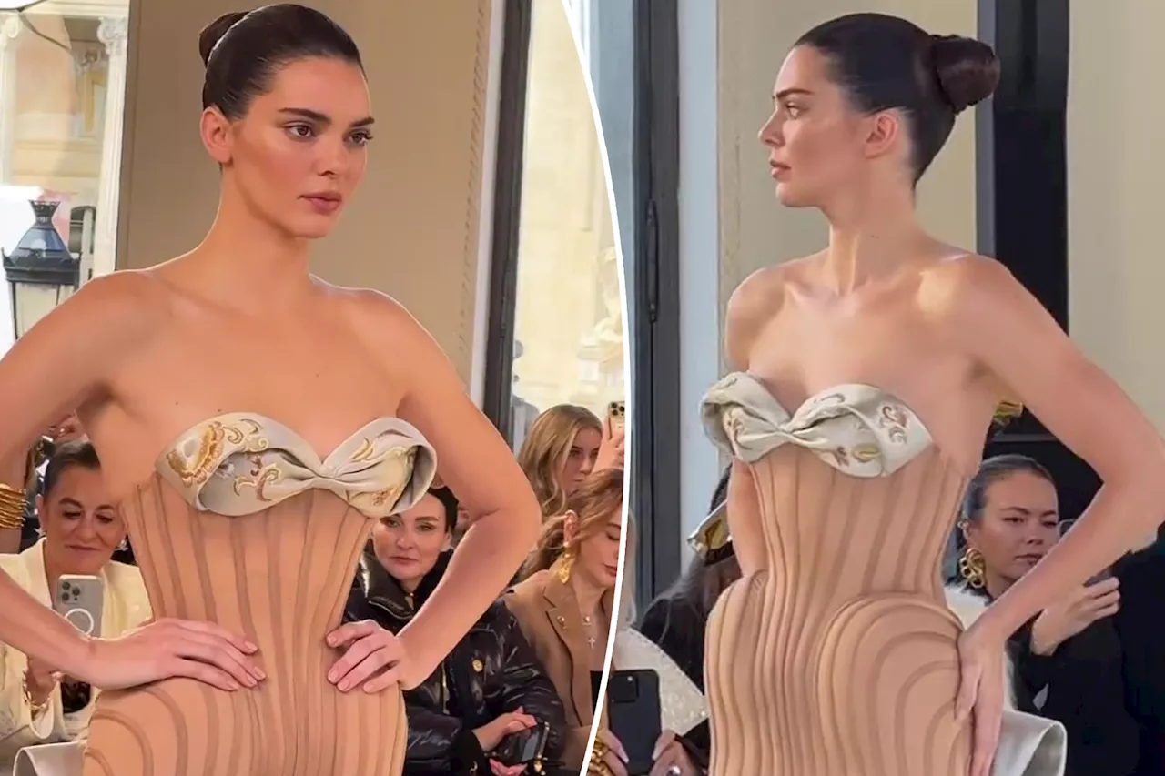 Kendall Jenner kicks off Paris Haute Couture Week 2025 with a bang on the runway