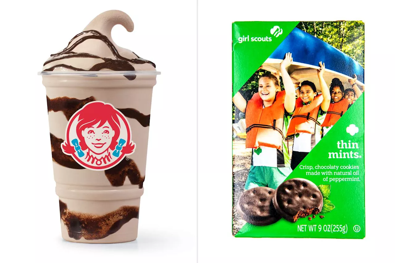 Wendy’s and Girl Scouts Collaborate on a Thin Mints Frosty