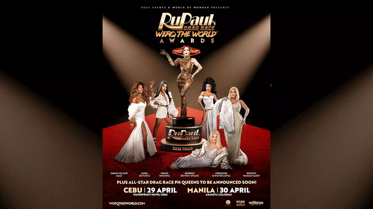 RuPaul's Drag Race 'WERQ THE WORLD 2025' Tour to Conclude in Manila and Cebu