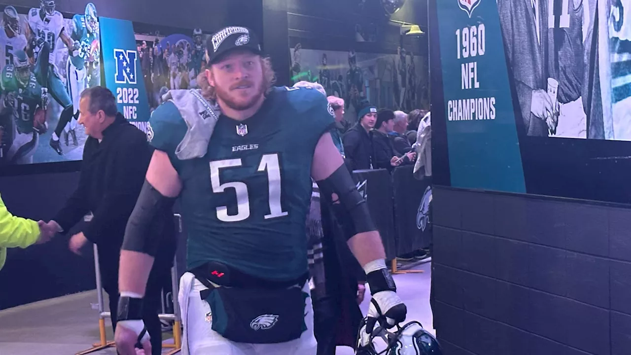 Eagles Center Cam Jurgens Overcomes Pain to Lead Team to Super Bowl