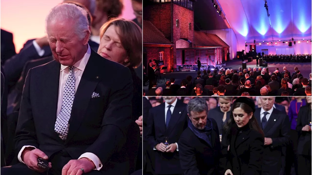 Emotional scenes as leaders, royals mark 80th anniversary of Auschwitz liberation