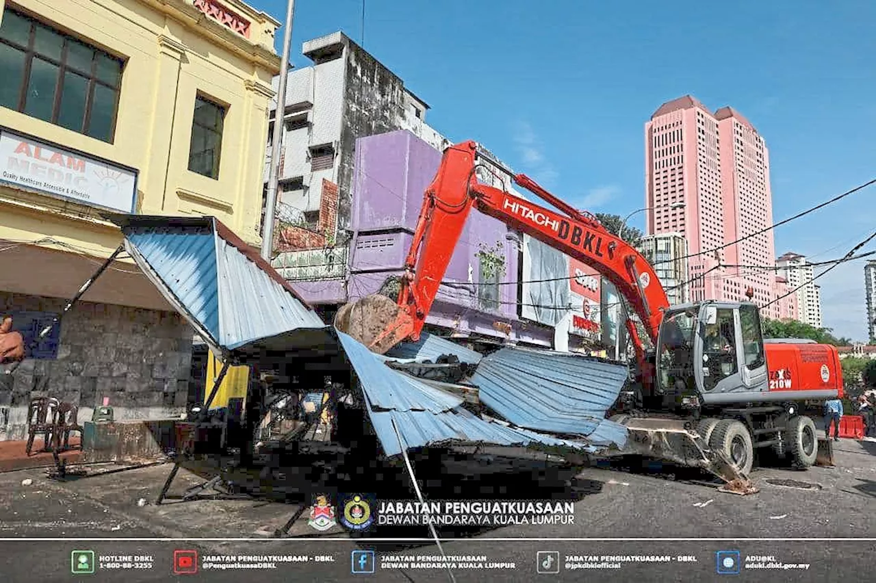 DBKL cracks enforcement whip in Bukit Bintang