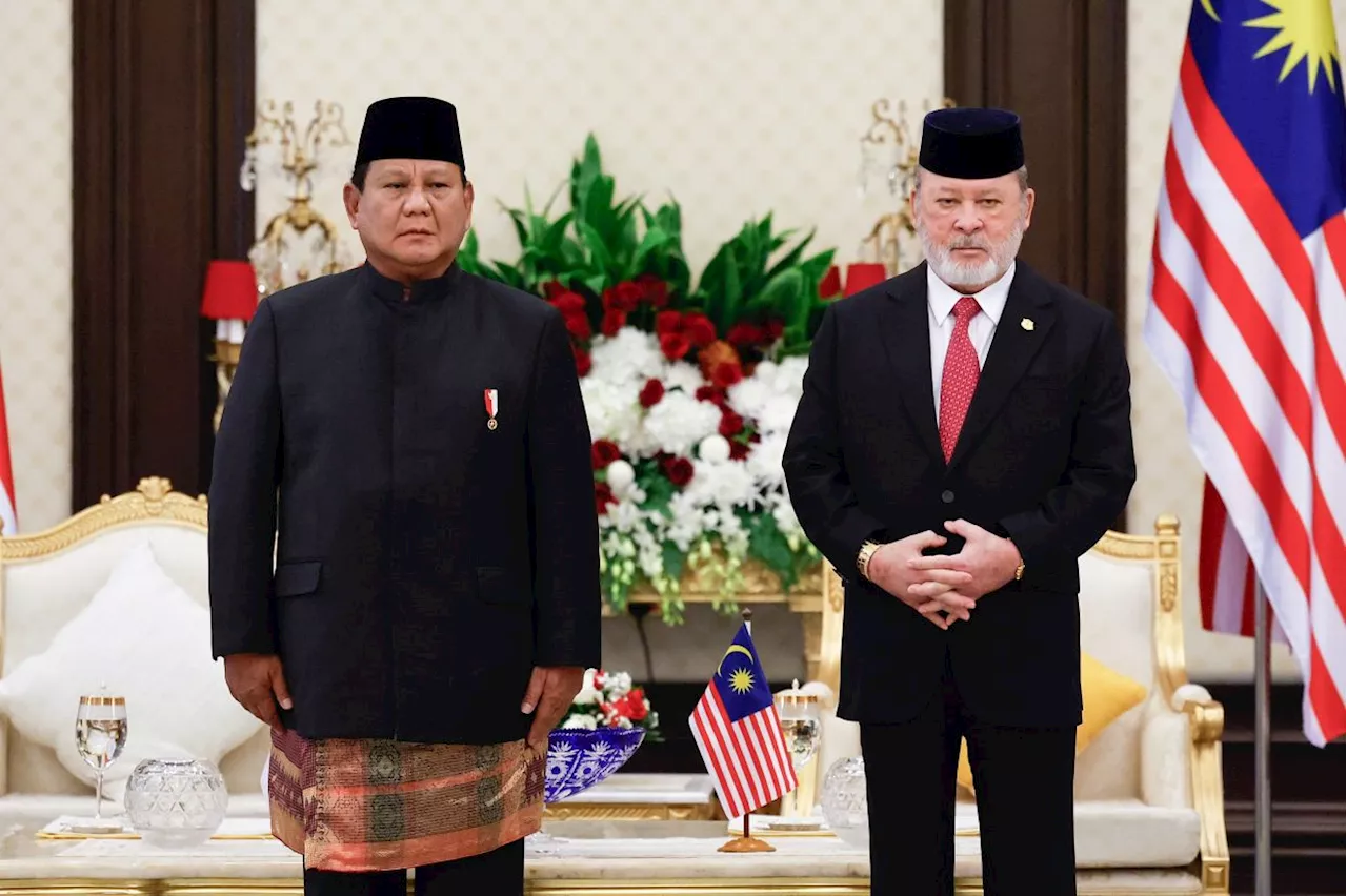 Indonesian President Prabowo accorded state welcome at Istana Negara