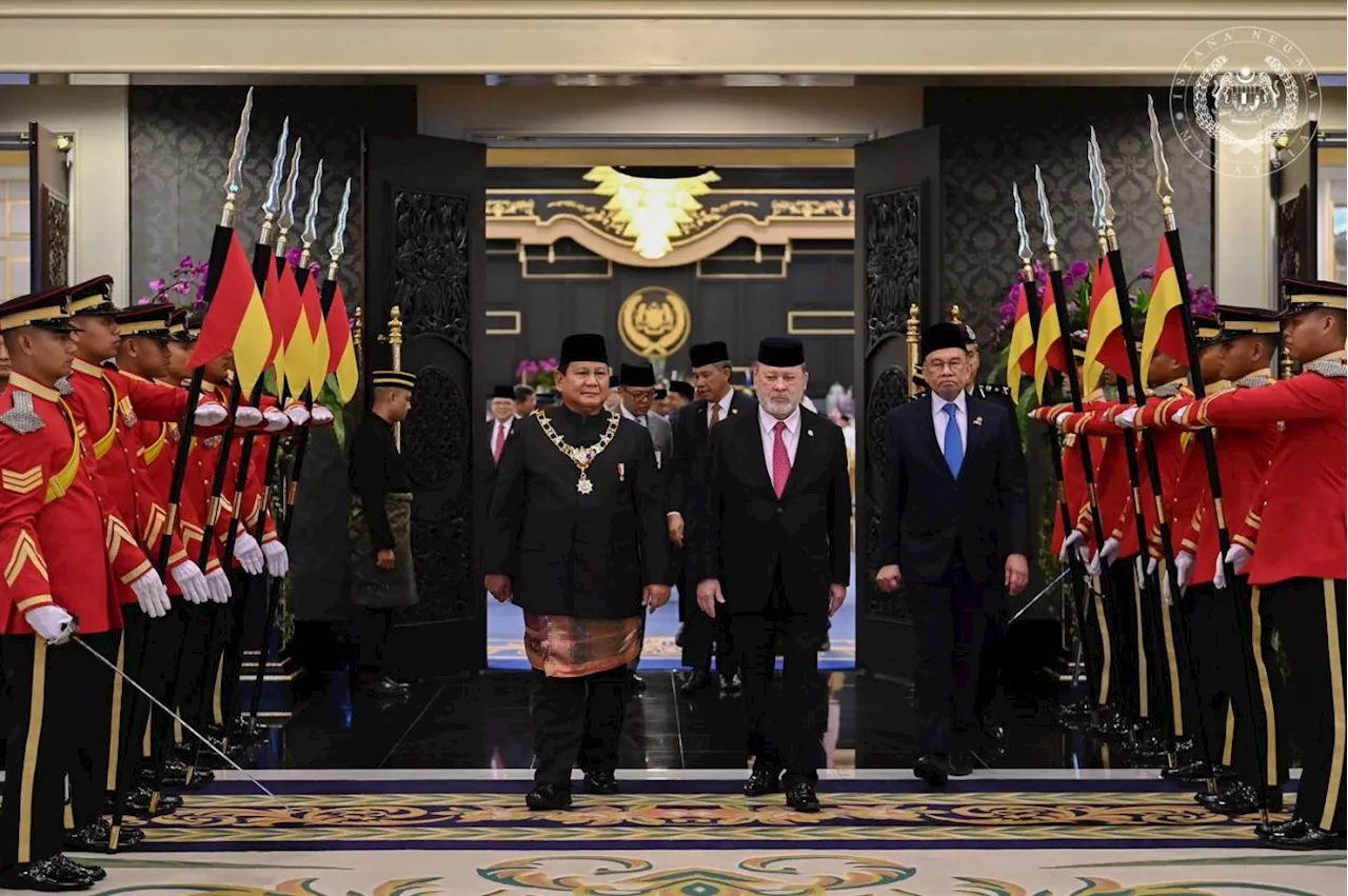 King of Malaysia Conferred Indonesia's Highest Honor on President Prabowo