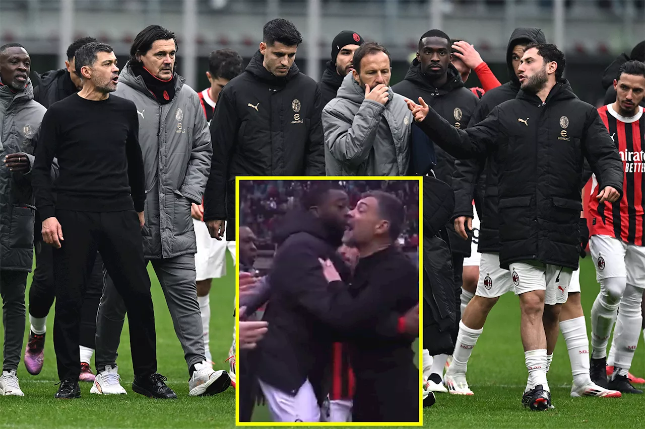 AC Milan manager and captain have to be separated at full-time with defender set to lose starting spot to...