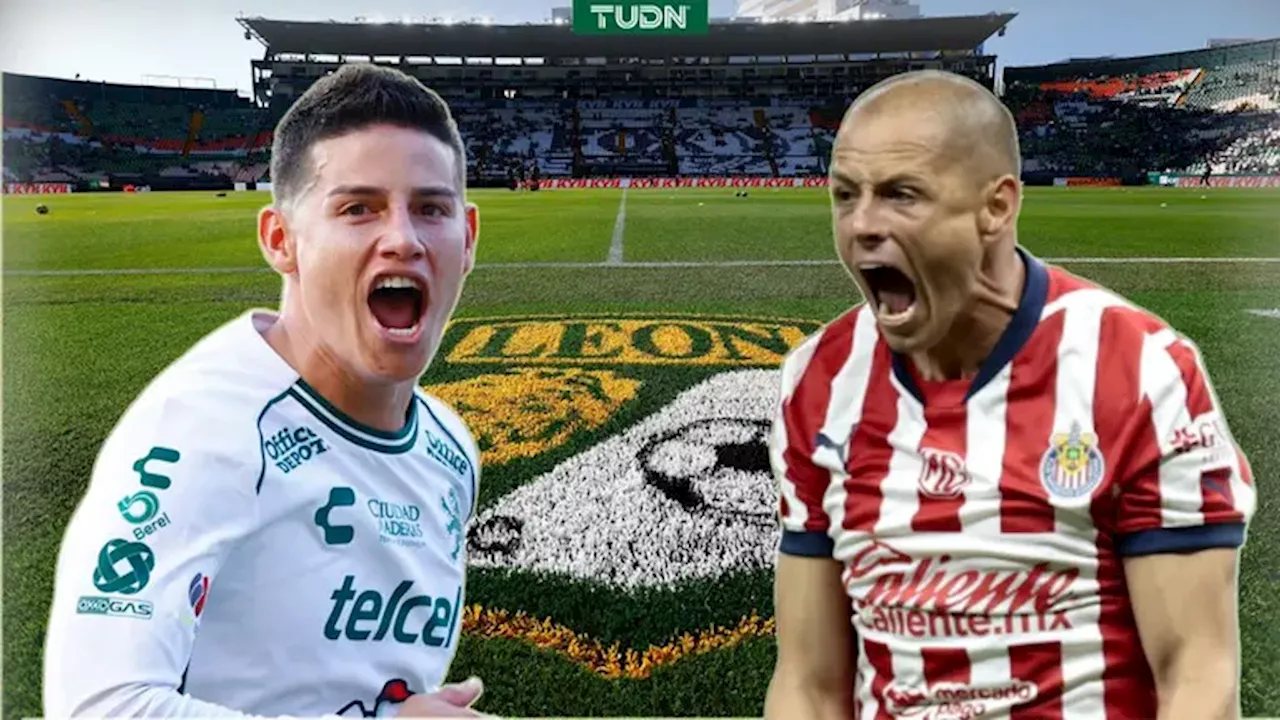 Confirmado el reencuentro de James Rodríguez y Chicharito para el León vs. Chivas