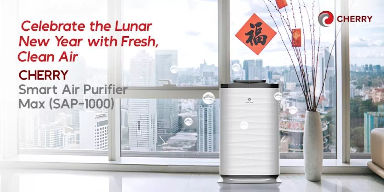 Cherry Smart Air Purifier Max for clean air CNY celebration