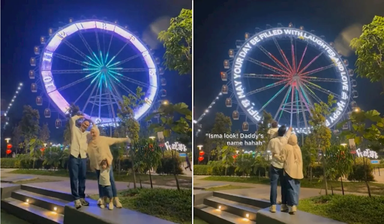 [Video] Suami Teruja Isteri Buat Surprise Ucapan Hari Jadi Di Ferris Wheel, FunPark Gamuda Luge Garden