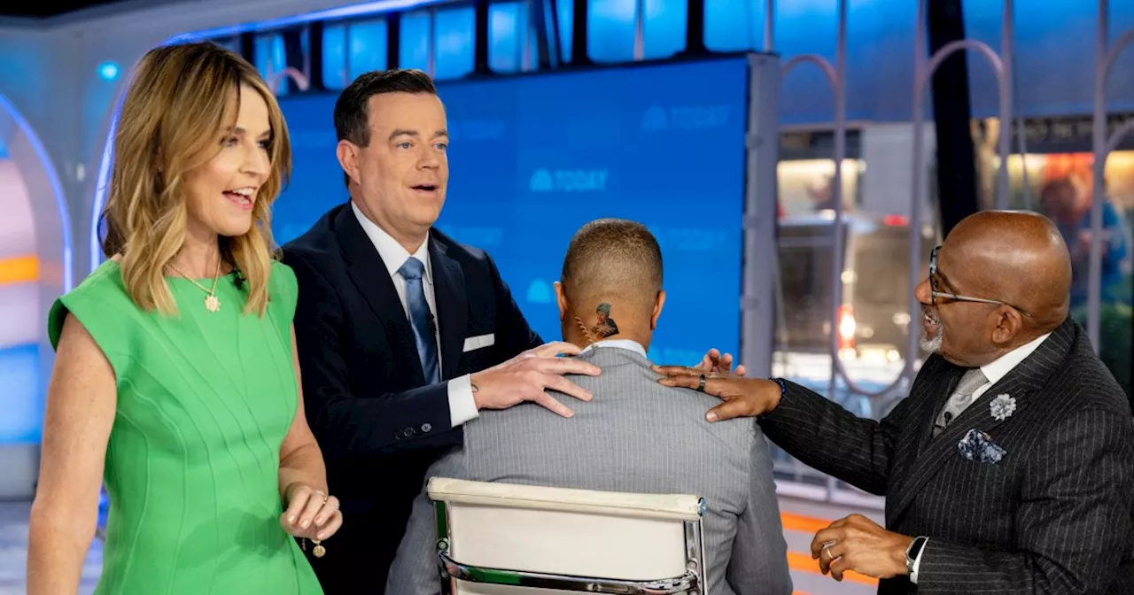 Craig Melvin Gets Tattoo of Savannah Guthrie's Face After Losing NFL Bet