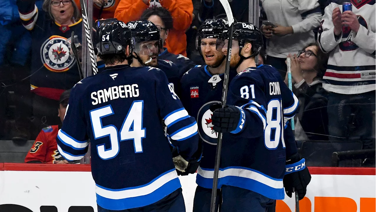 Winnipeg Jets Overpower Calgary Flames in 5-2 Victory