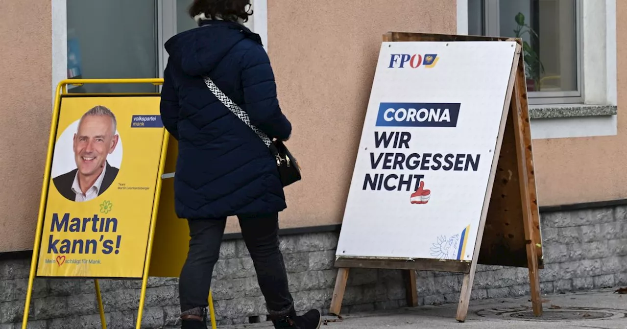 Gemeinderatswahl in Niederösterreich: FPÖ erreicht erstmals Platz eins in drei Gemeinden