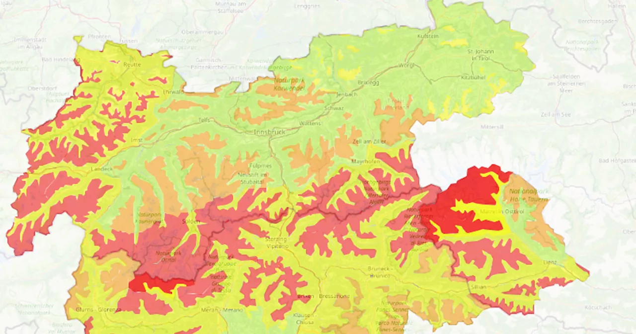 Land Tirol warnt: Lawinengefahr steigt am Dienstag bis auf Stufe 4