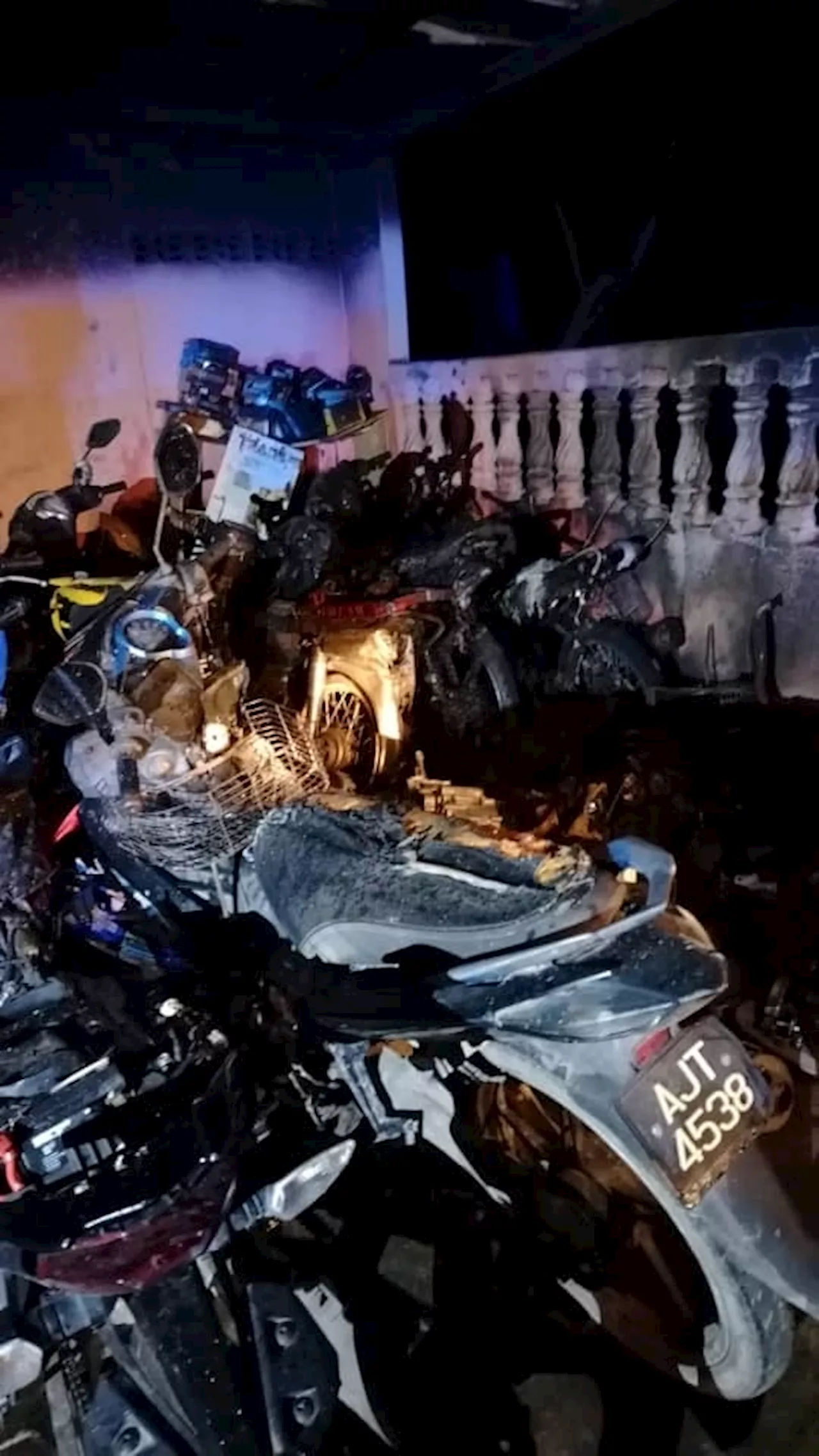 12 Motorcycles Destroyed in Residential Garage Fire