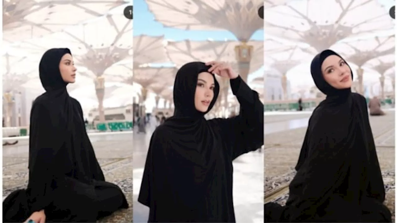 Alyssa Daguise Berangkat Umrah