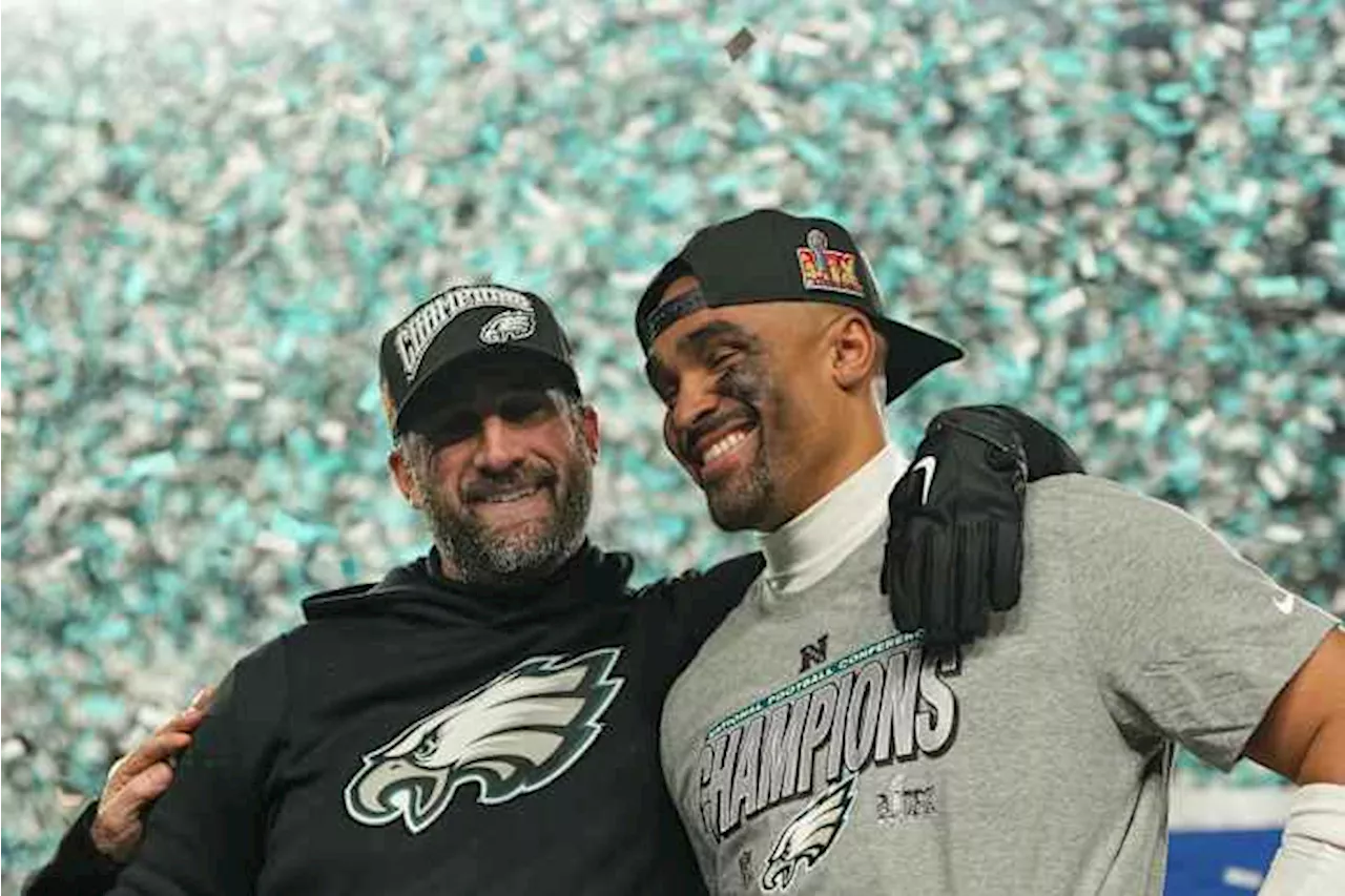 Barkley, Hurts Lead Eagles to Dominant Super Bowl Victory