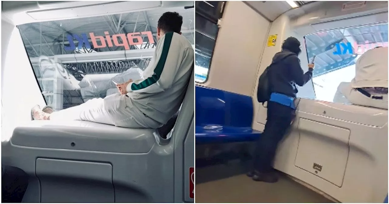 Man Sits on LRT Control Panel, Sparks Safety Concerns and Viral Outrage