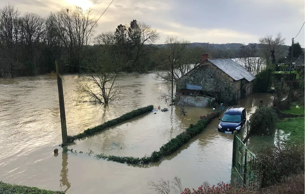 Inondations en Bretagne : La Vilaine en crue, les habitants de Pont-Réan et Guichen vivent dans l'incertitude