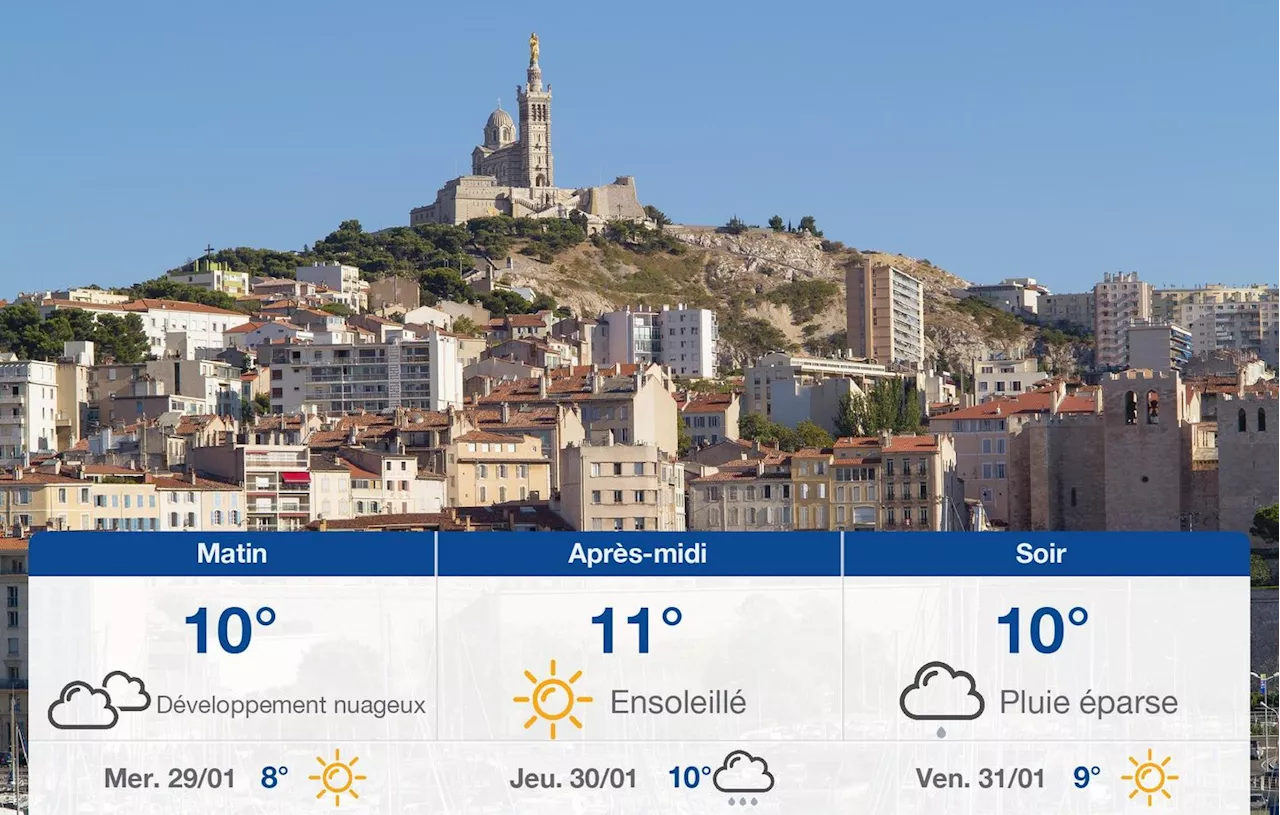 Météo Marseille: prévisions du mardi 28 janvier 2025