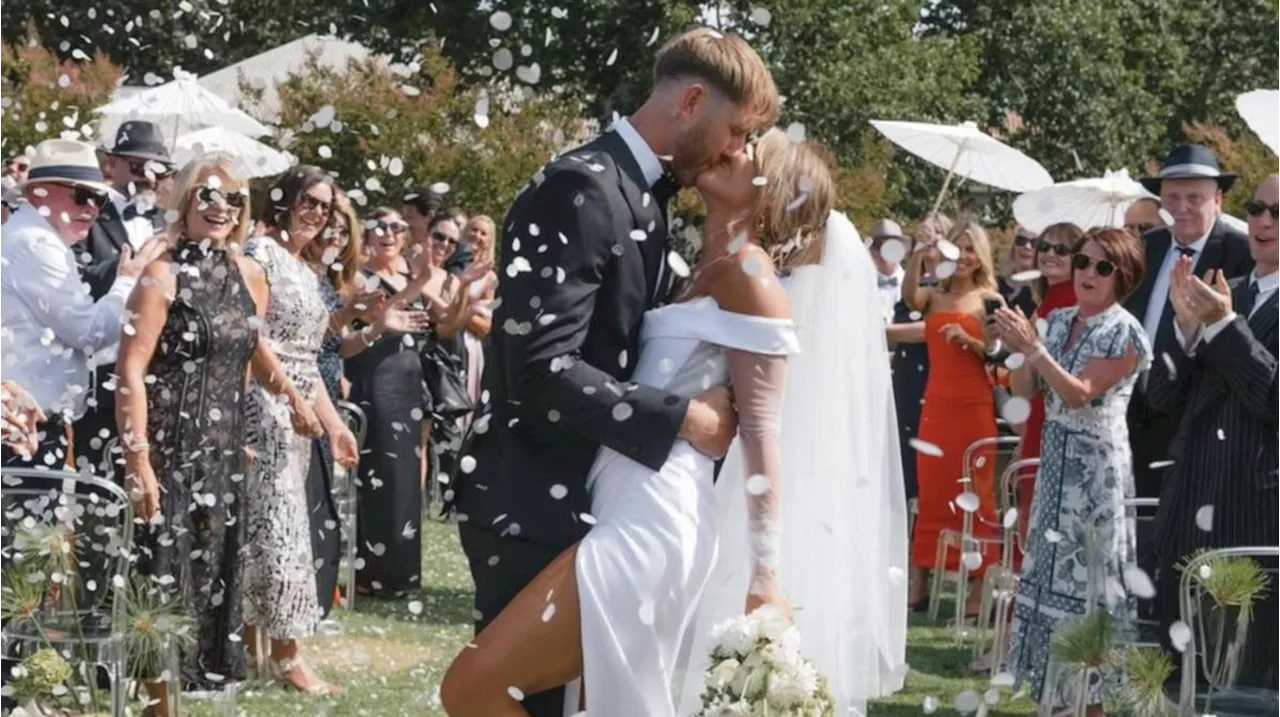 Essendon Legend Dyson Heppell Marries Longtime Partner Kate Turner