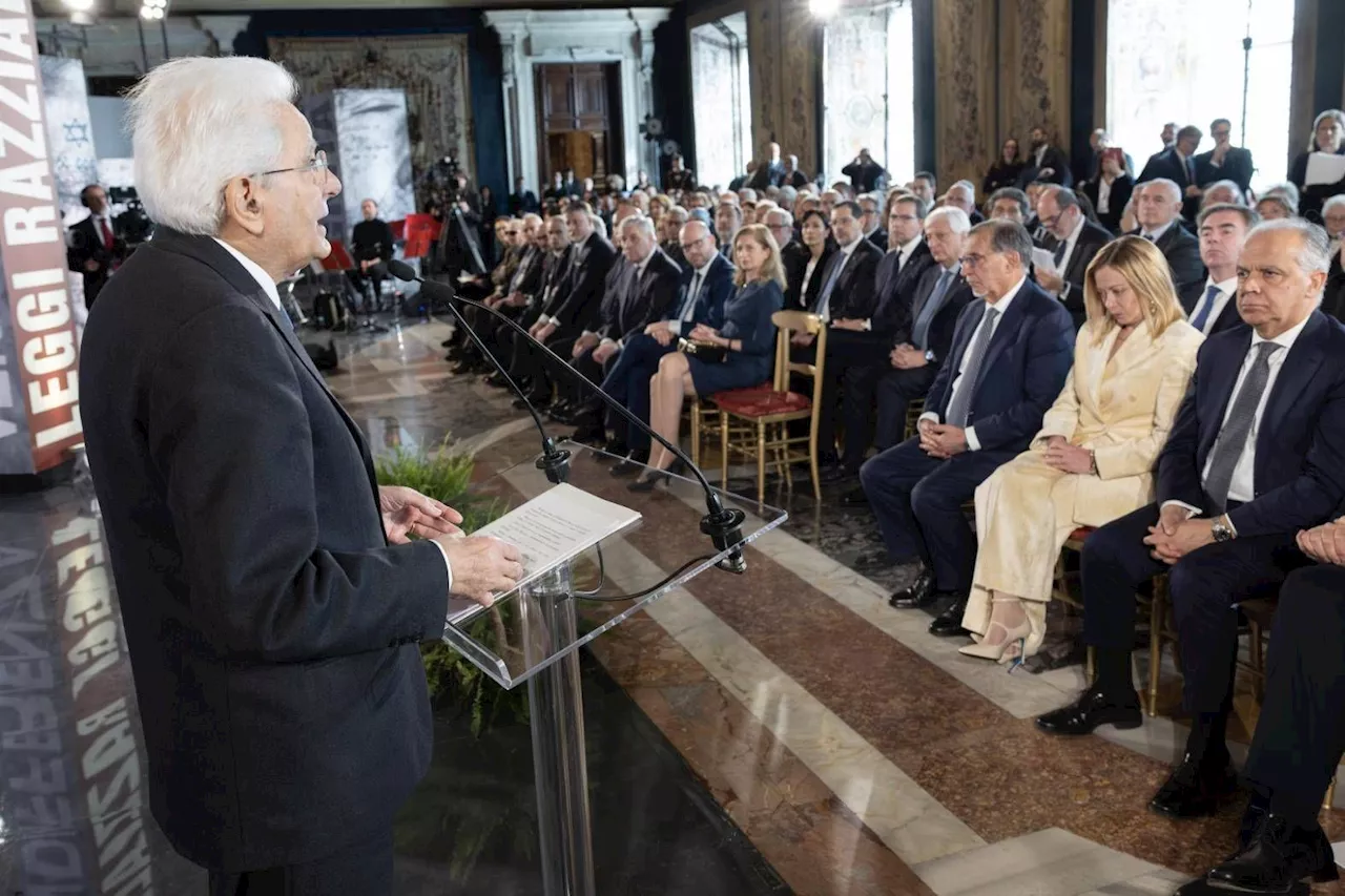 Mattarella: 'Essere umani significa scegliere il bene, la dignità, la giustizia'