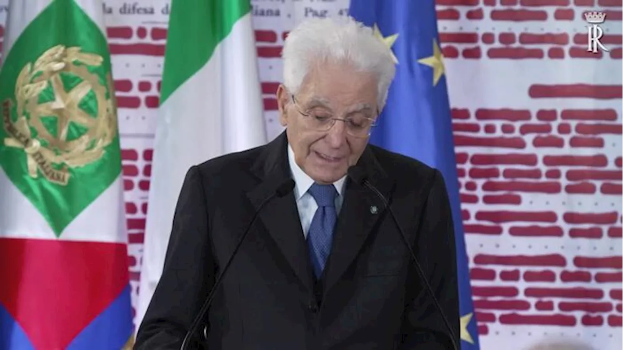 Mattarella: 'Auschwitz conseguenza diretta delle leggi fasciste'