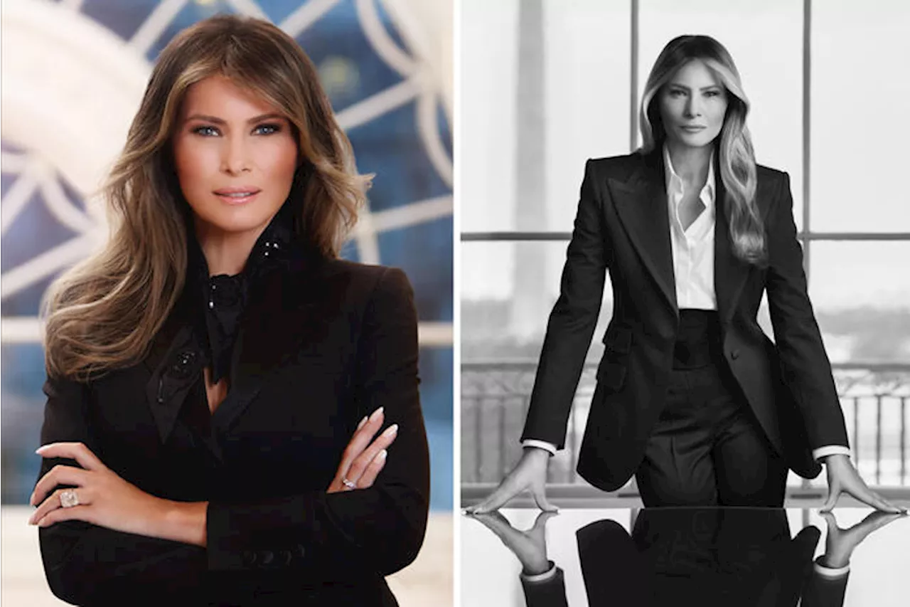 Melania Trump, sguardo feroce nella nuova foto da First Lady