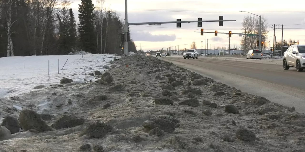 Department of Transportation sands, clears Interior roads after Friday rain