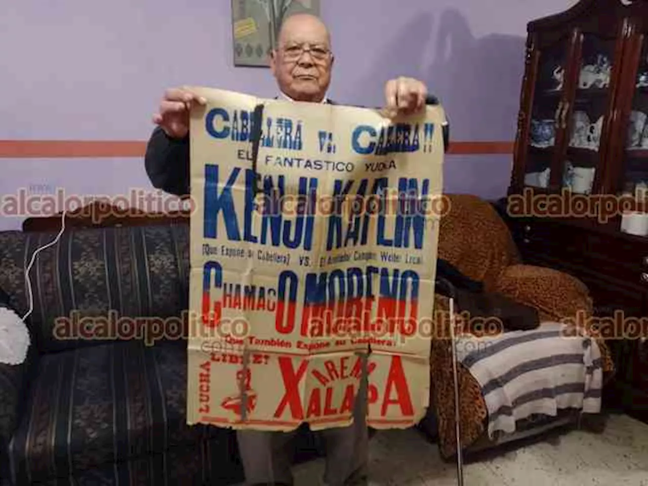 El Chamaco Moreno, una leyenda de la lucha libre en Xalapa