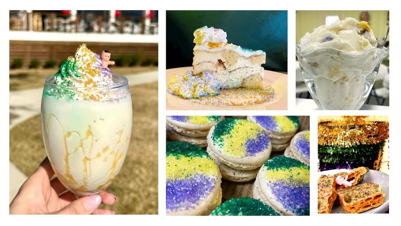 Cammie's Old Dutch Ice Cream Shoppe Celebrates Mardi Gras with King Cake Flavors