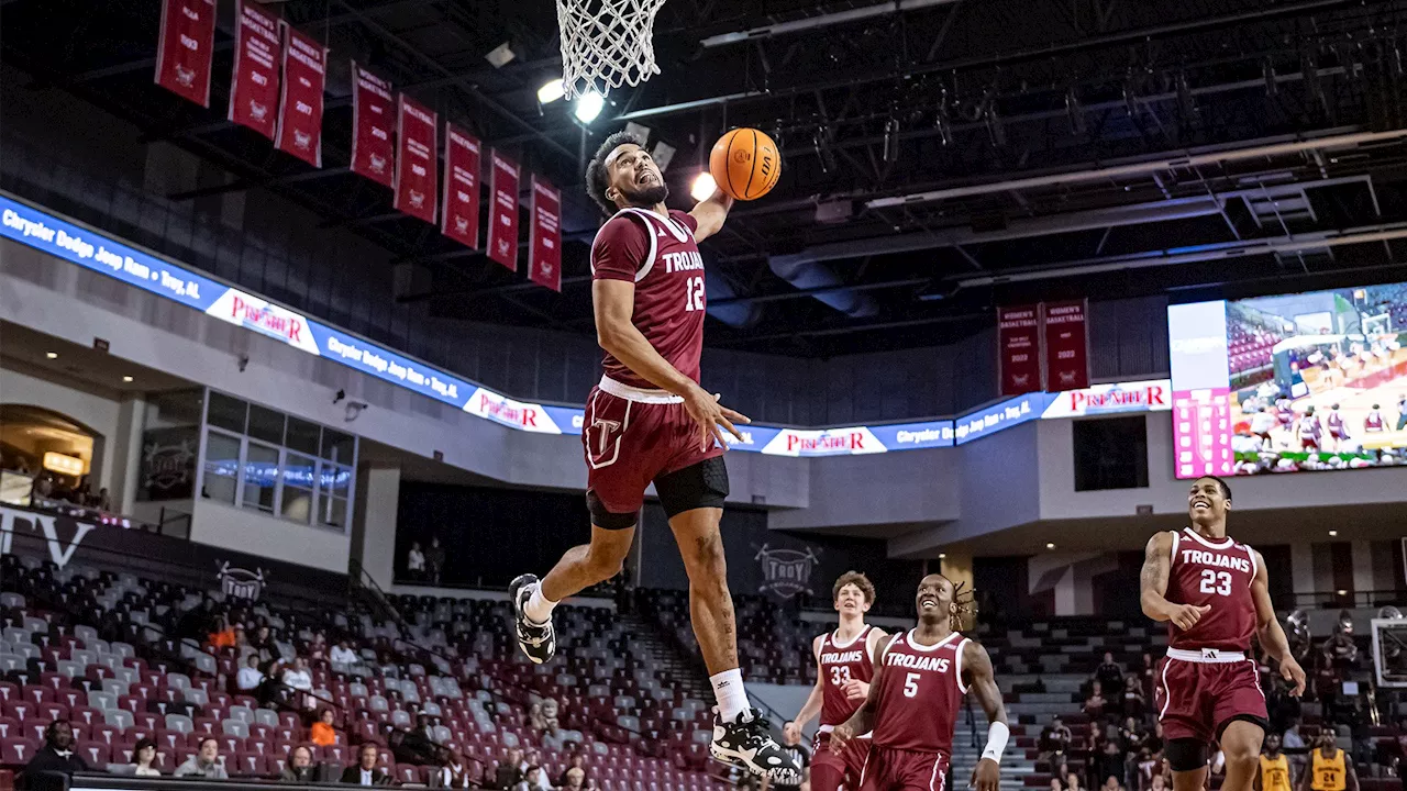 Troy Men's Basketball Defeats Southern Miss in Dominant Home Victory