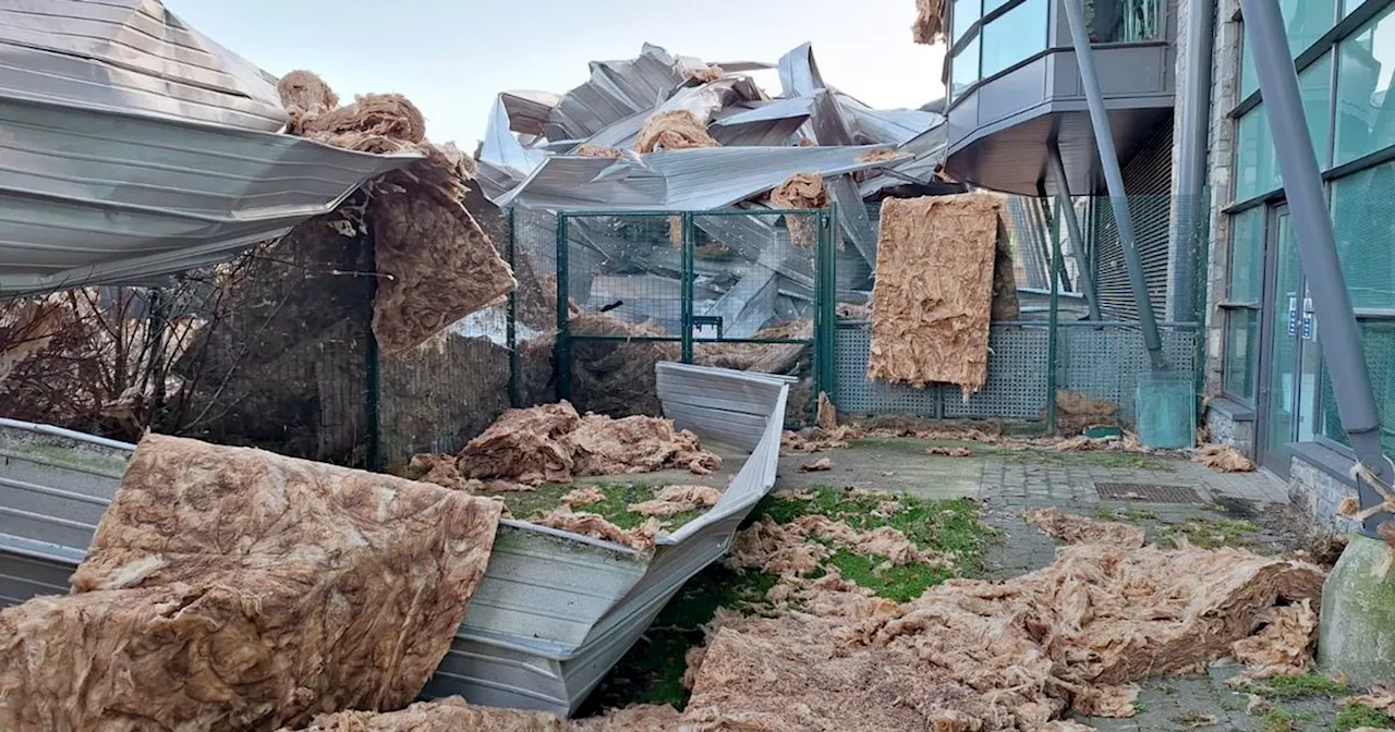 Bangor Aurora Leisure Centre Damaged by Storm Eowyn