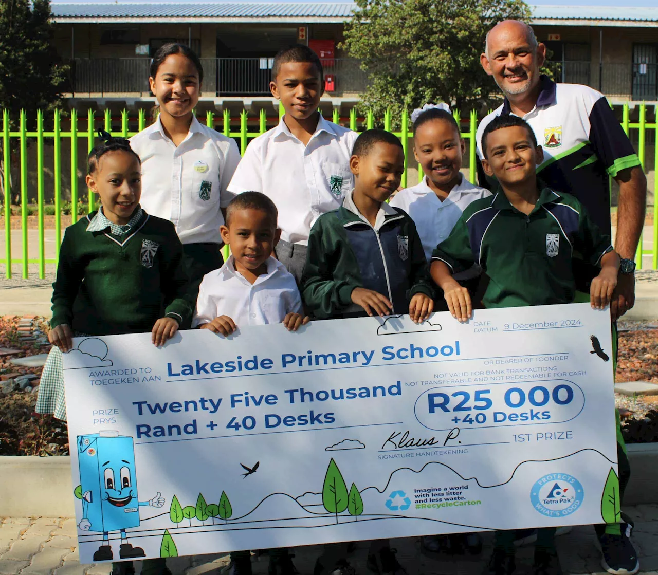 Lakeside Primary School proud of their win