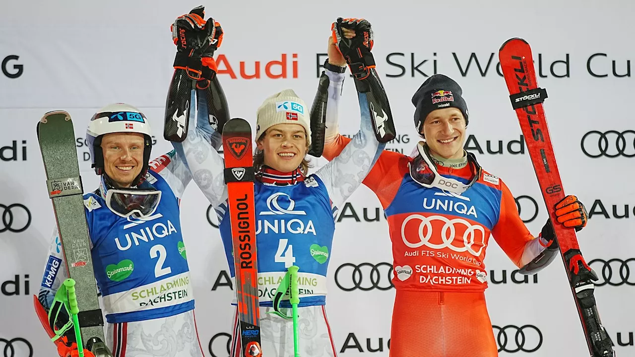 Norwegischer Doppelsieg im Riesenslalom von Schladming