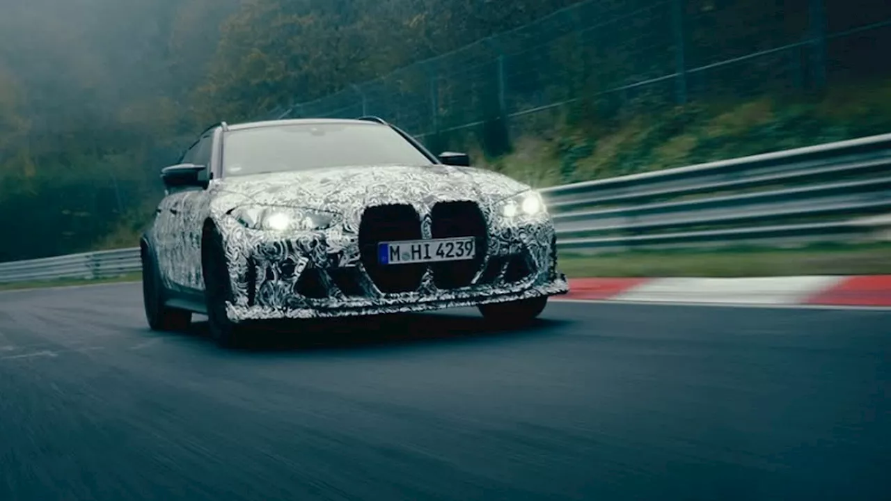 BMW M3 CS Touring Spied at the Nurburgring