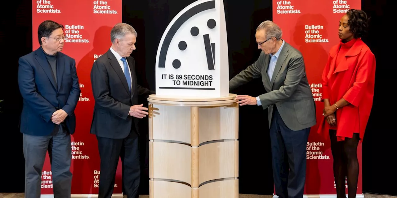 Doomsday Clock Set at 89 Seconds to Midnight as Global Threats Intensify