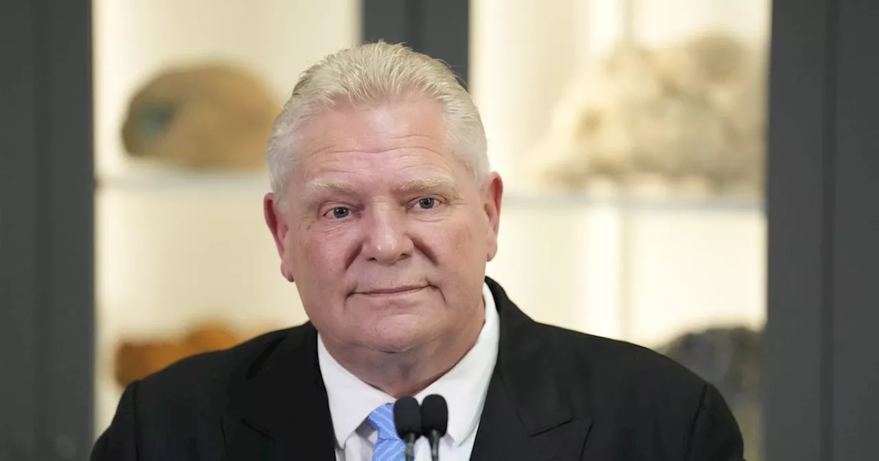 Ontario Premier Ford Calls Early Election for February 27th