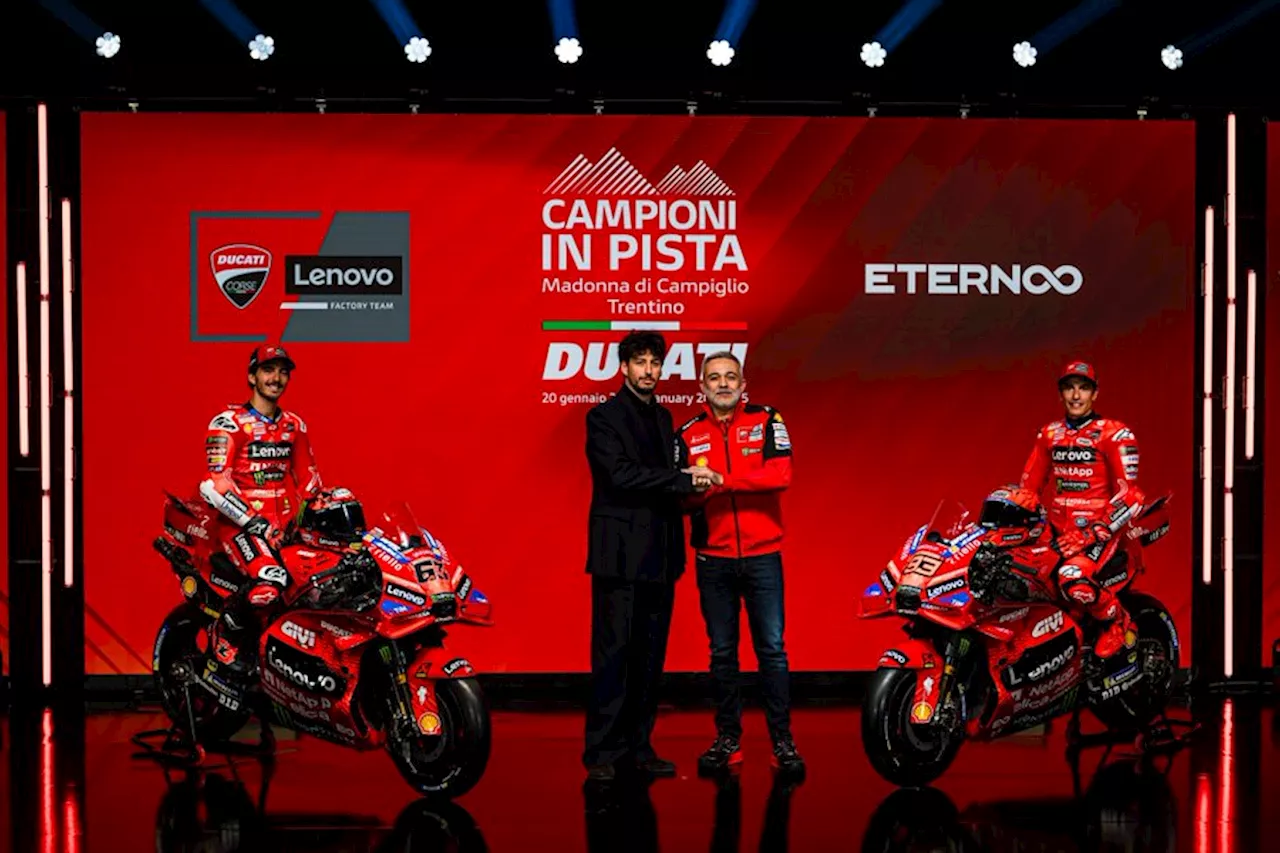 Eternoo Becomes New Sponsor for Ducati Lenovo Team