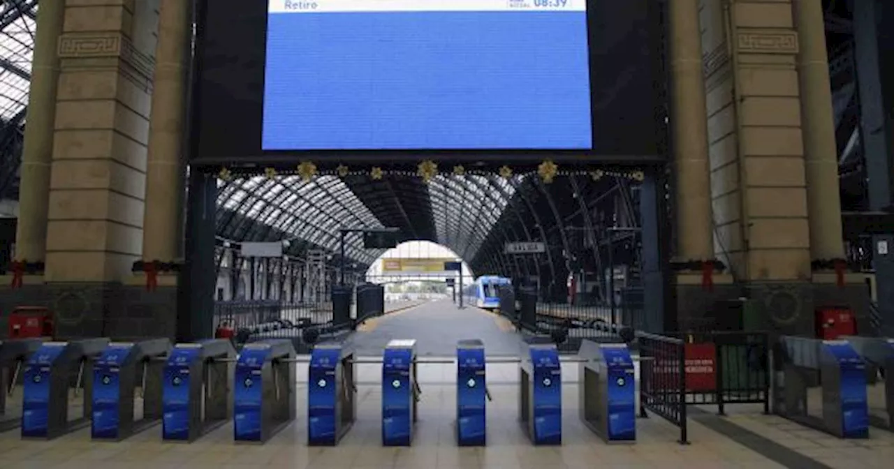 Paro de trenes en Argentina: un millón de pasajeros afectados
