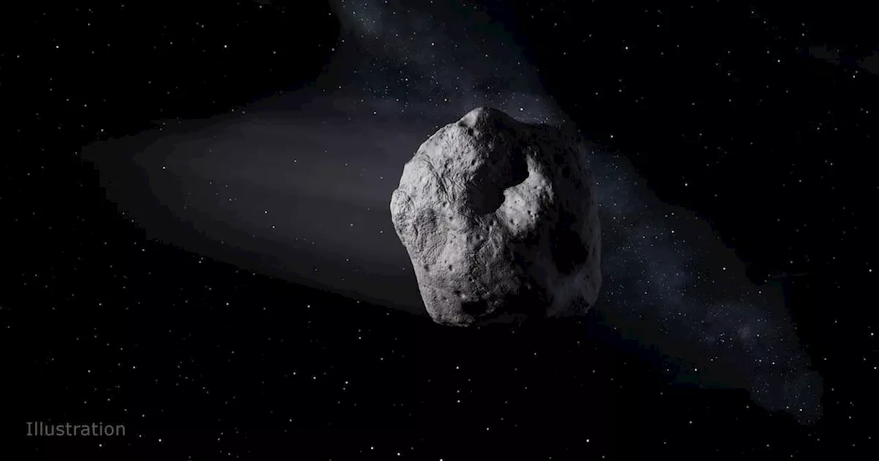 Artist's Illustration Depicts Typical Asteroid