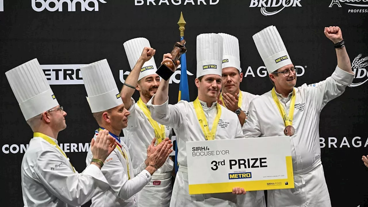 Sverige missar guldet i Bocuse d’Or