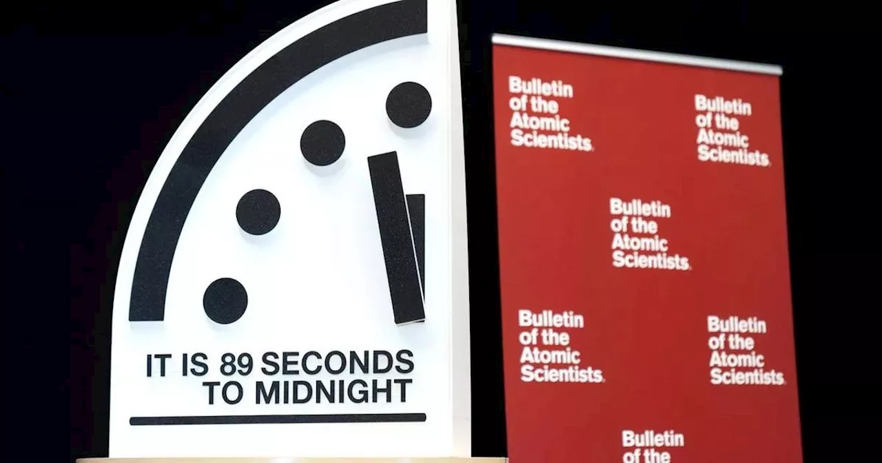 Doomsday Clock Moved to 89 Seconds to Midnight as Global Risks Increase