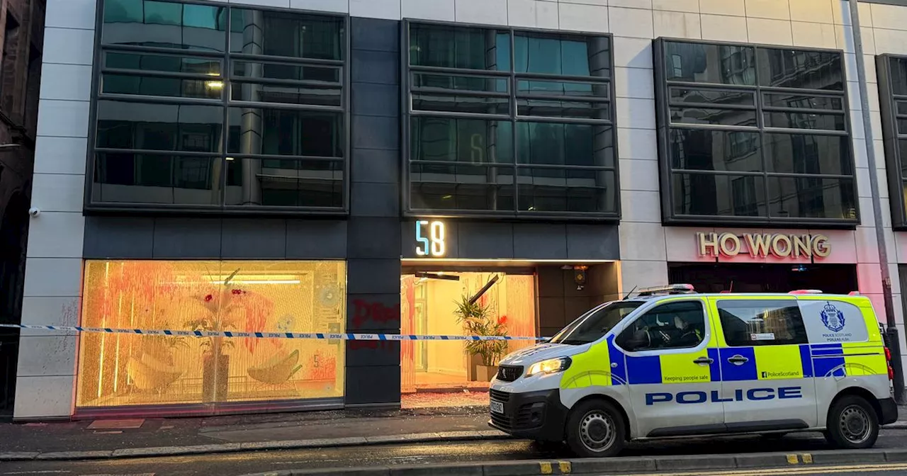 Pro-Palestine Activists Smash Windows at Glasgow Allianz Office