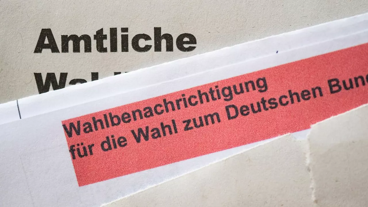 Wahlbenachrichtigung in Gersheim mit falschem Datum