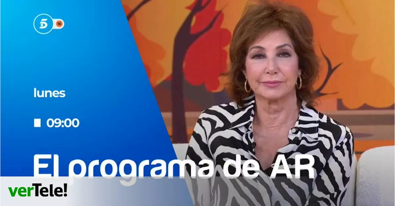 Mediaset ya promociona el regreso de 'El programa de AR' con 'la mejor versión de Ana Rosa'