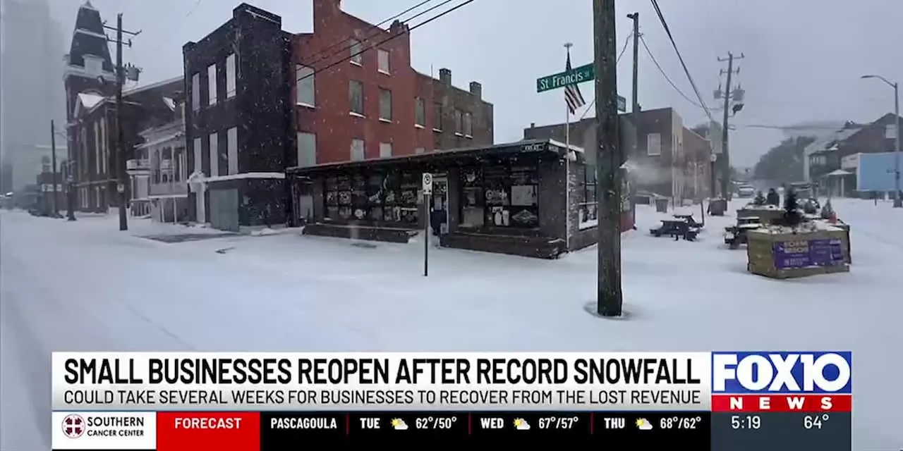 Small businesses recover from historic snowstorm